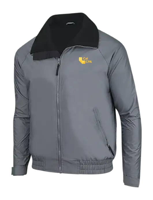 Dark Grey/Black Classic Competitor Jacket w/CalCPA Logo