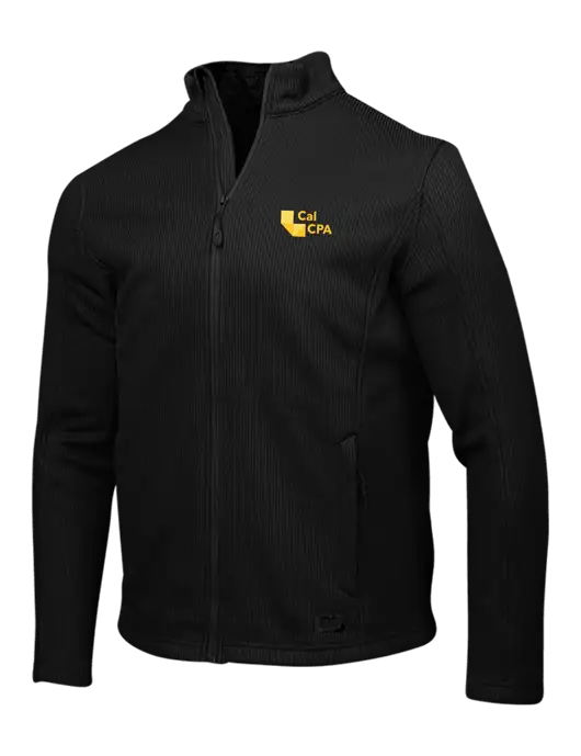 OGIO Blacktop Grit Fleece Jacket w/CalCPA Logo