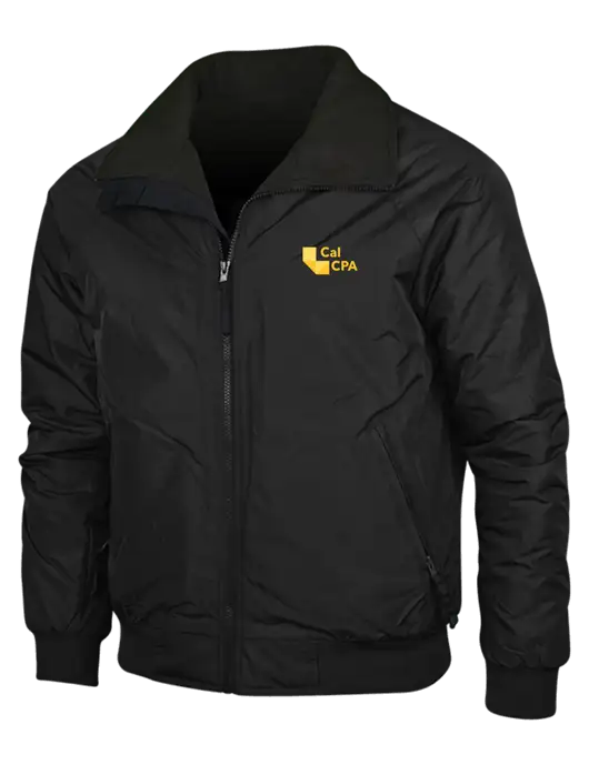 True Black/True Black Classic Challenger Jacket w/CalCPA Logo