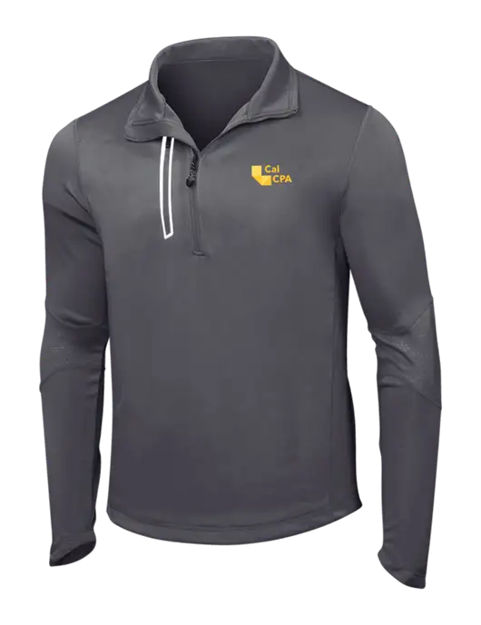 OGIO Gear Grey Endurance Fulcrum 1/4 Zip w/CalCPA Logo
