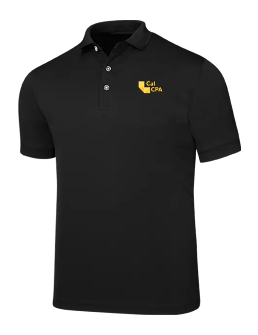 Callaway Ottoman Black Polo w/CalCPA Logo