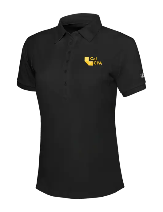 OGIO Womens Blacktop Jewel Polo w/CalCPA Logo