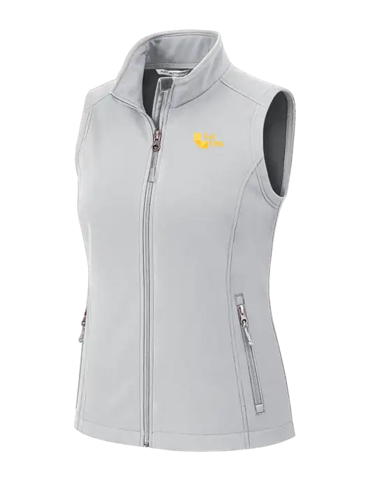 Marshmellow Womens Core Soft Shell Vest w/CalCPA Logo