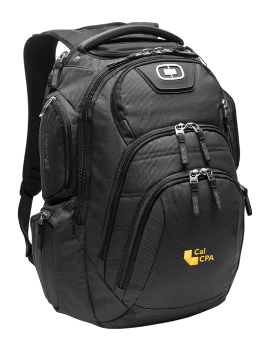 OGIO Black Surge RSS Pack
 w/CalCPA Logo