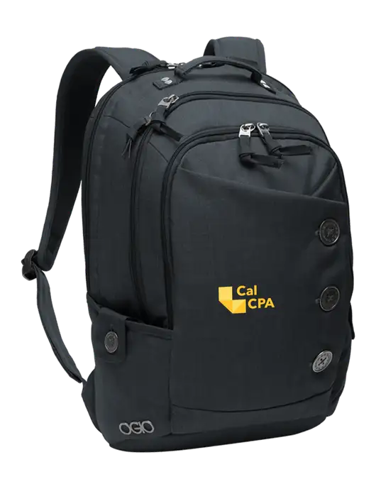 OGIO Storm Grey Ladies Melrose Pack w/CalCPA Logo