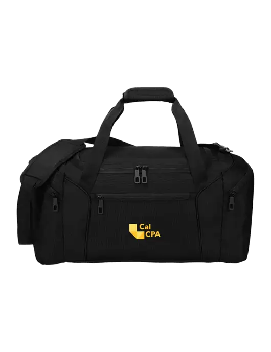Slim & Lite Black Duffel    w/CalCPA Logo