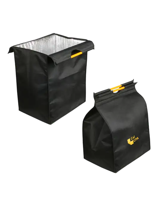 XL Insulated Recycled P.E.T Shopping Bag w/CalCPA Logo