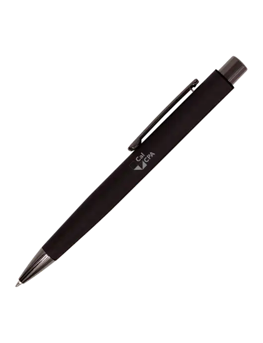 Moana Comfort Black - Black Ink w/CalCPA Logo