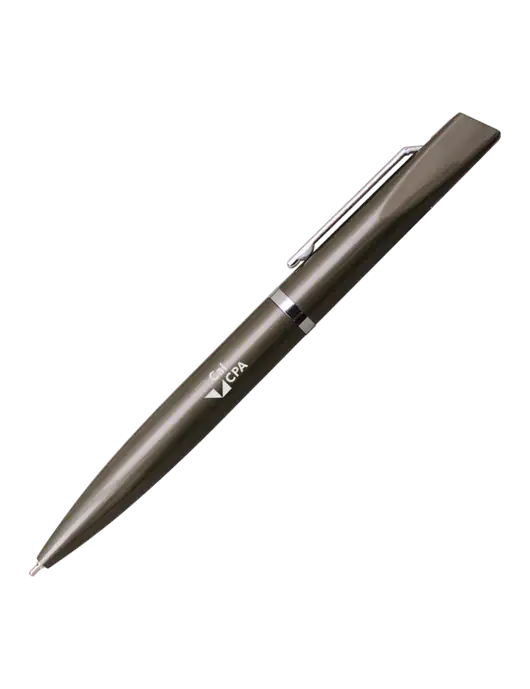Santos Gunmetal Pen - Black Ink w/CalCPA Logo
