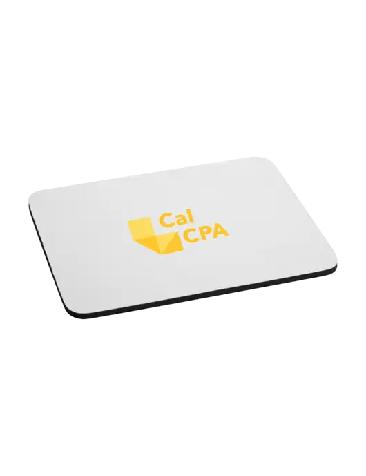 Neoprene Mouse Pad 9.25" x 7.75"  w/CalCPA Logo
