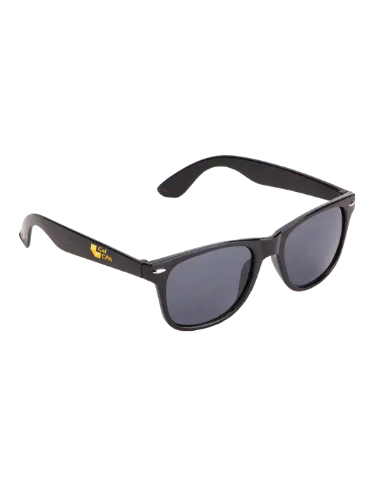 Daytona Black Sunglasses w/CalCPA Logo