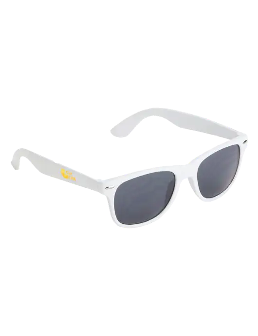 Daytona White Sunglasses w/CalCPA Logo