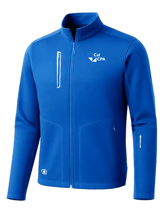 OGIO Royal Blue Endurance Fulcrum Full-Zip w/CalCPA Logo