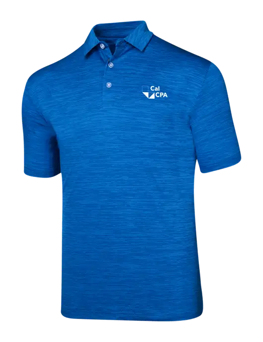 Callaway Medium Slate Blue Broken Stripe w/CalCPA Logo