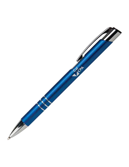 Laurent Blue Pen - Black Ink w/CalCPA Logo